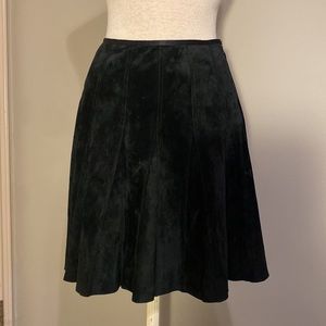Genuine Suede A line skirt